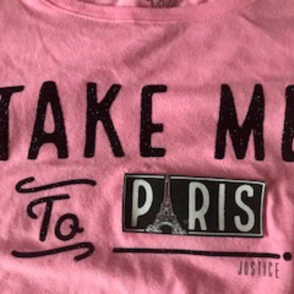 Pink "Take me to Paris" Justice shirt